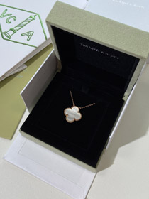 Van Cleef & Arpels quattro foglie trifoglio oro collana larga-3789  