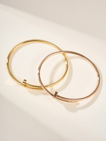 Cartier braccialetto sottile chiodo senza diamanti-3974  