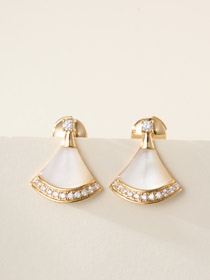 Orecchini di diamante in pietra naturale Bulgari-4011  