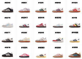 Liberty London x Adidas Originals SAMBA OG scarpe da ginnastica da bambino low-top-4103  