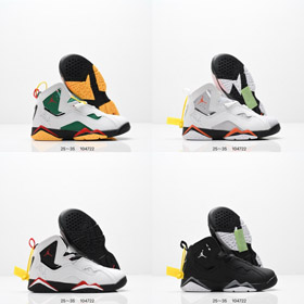 Giordania vero volo migliorato high-top retro scarpa da basket per bambini-4147  