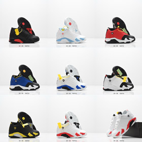 Giordania Air Giordania 14 Candy Cane mezzo-top bambini scarpe da basket retro-4154  